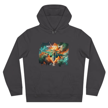King Hooded Sweatshirt - Jet, Set,Go! - LucyKay store