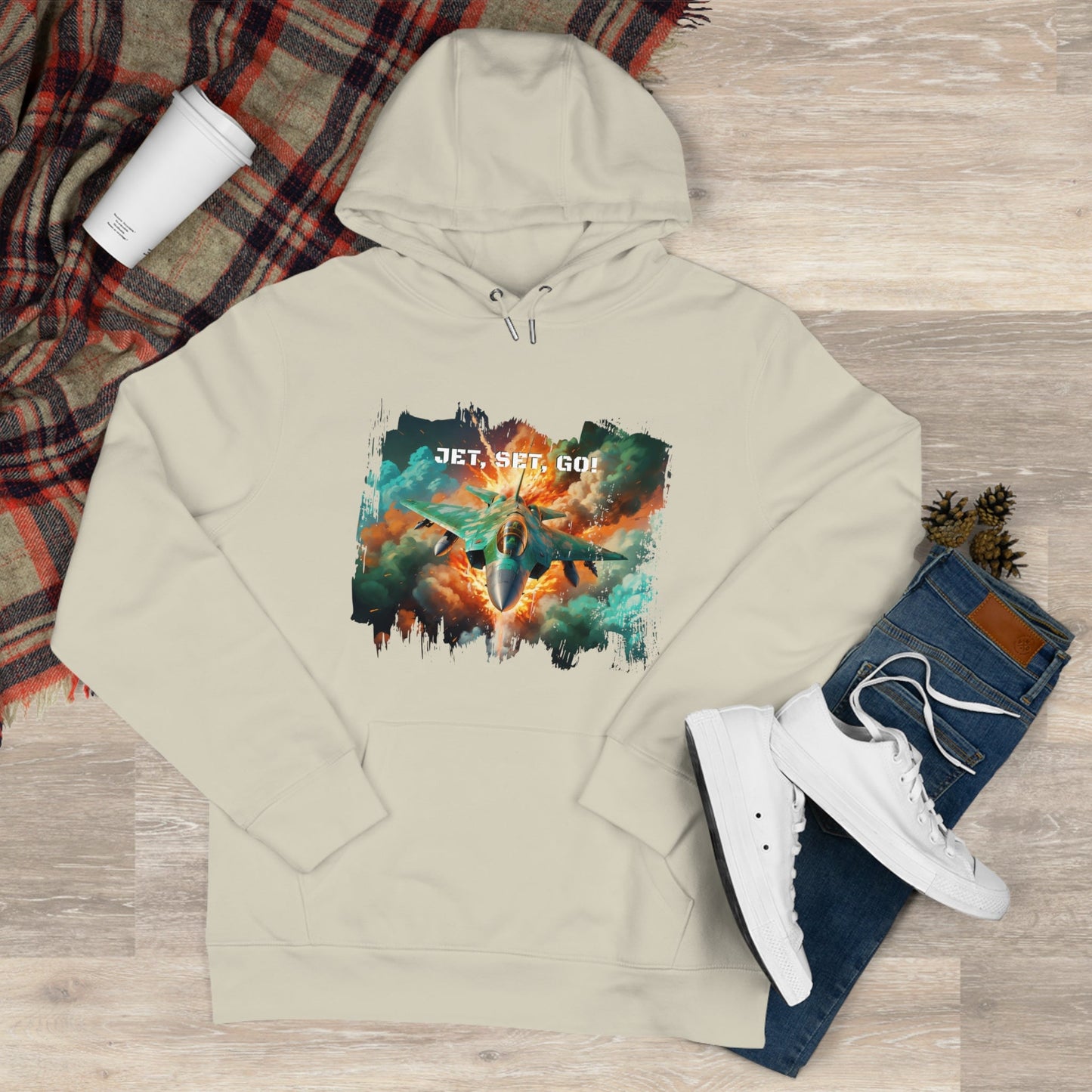 King Hooded Sweatshirt - Jet, Set,Go! - LucyKay store