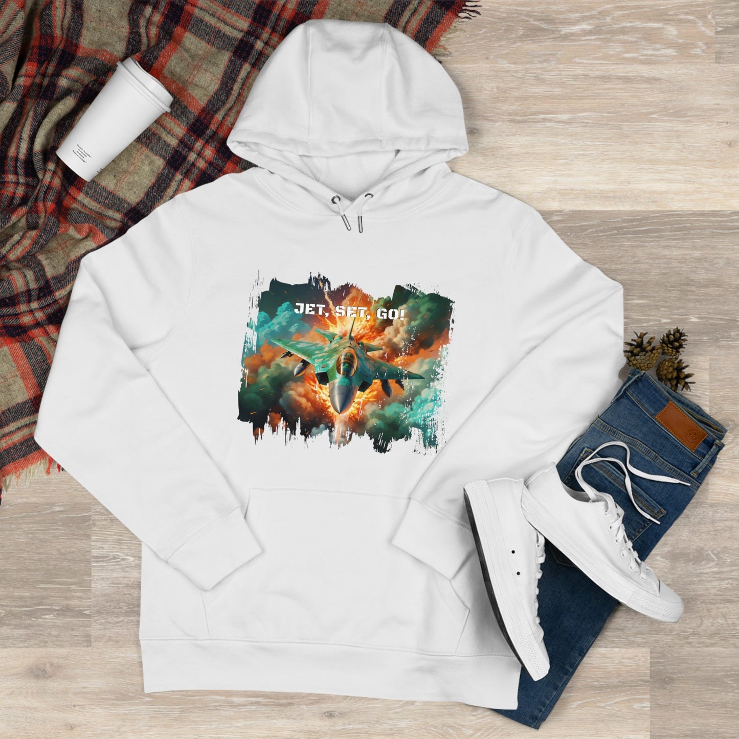 King Hooded Sweatshirt - Jet, Set,Go! - LucyKay store