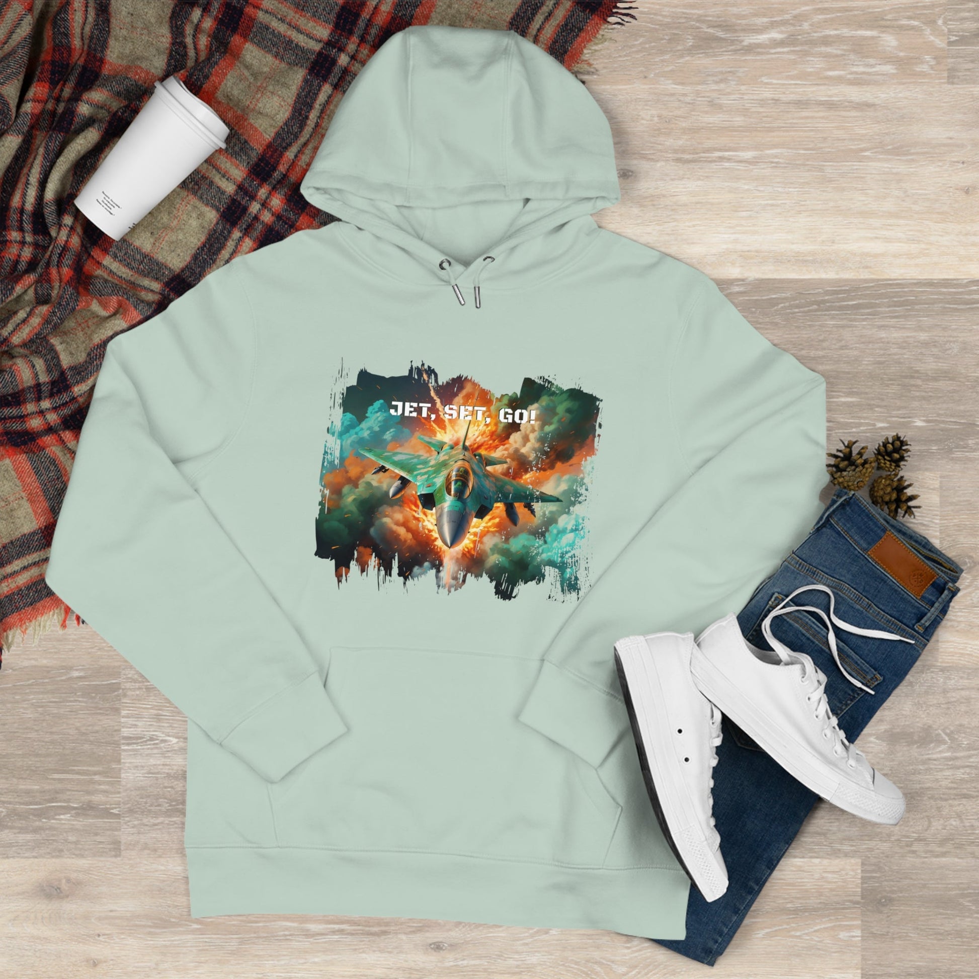 King Hooded Sweatshirt - Jet, Set,Go! - LucyKay store