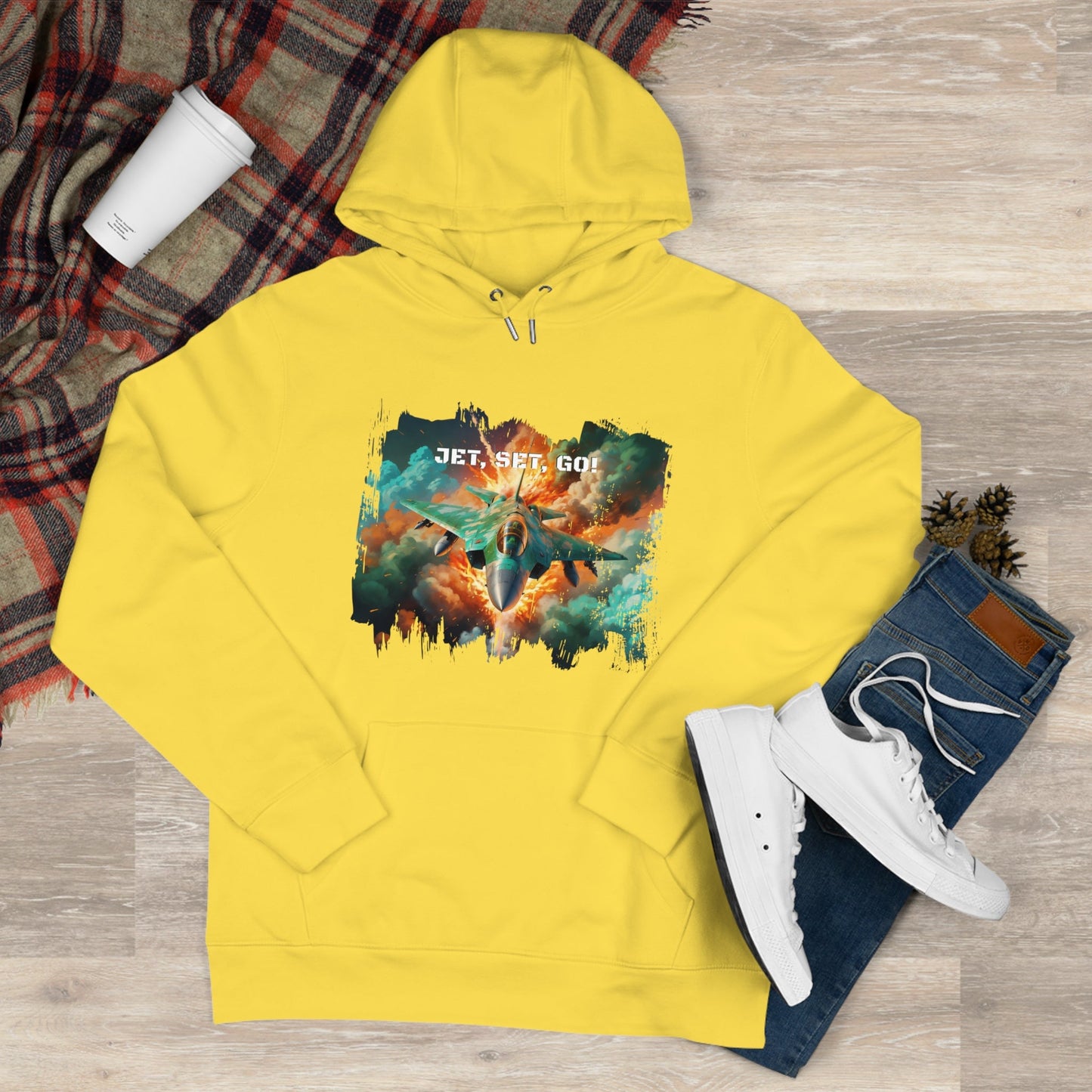 King Hooded Sweatshirt - Jet, Set,Go! - LucyKay store