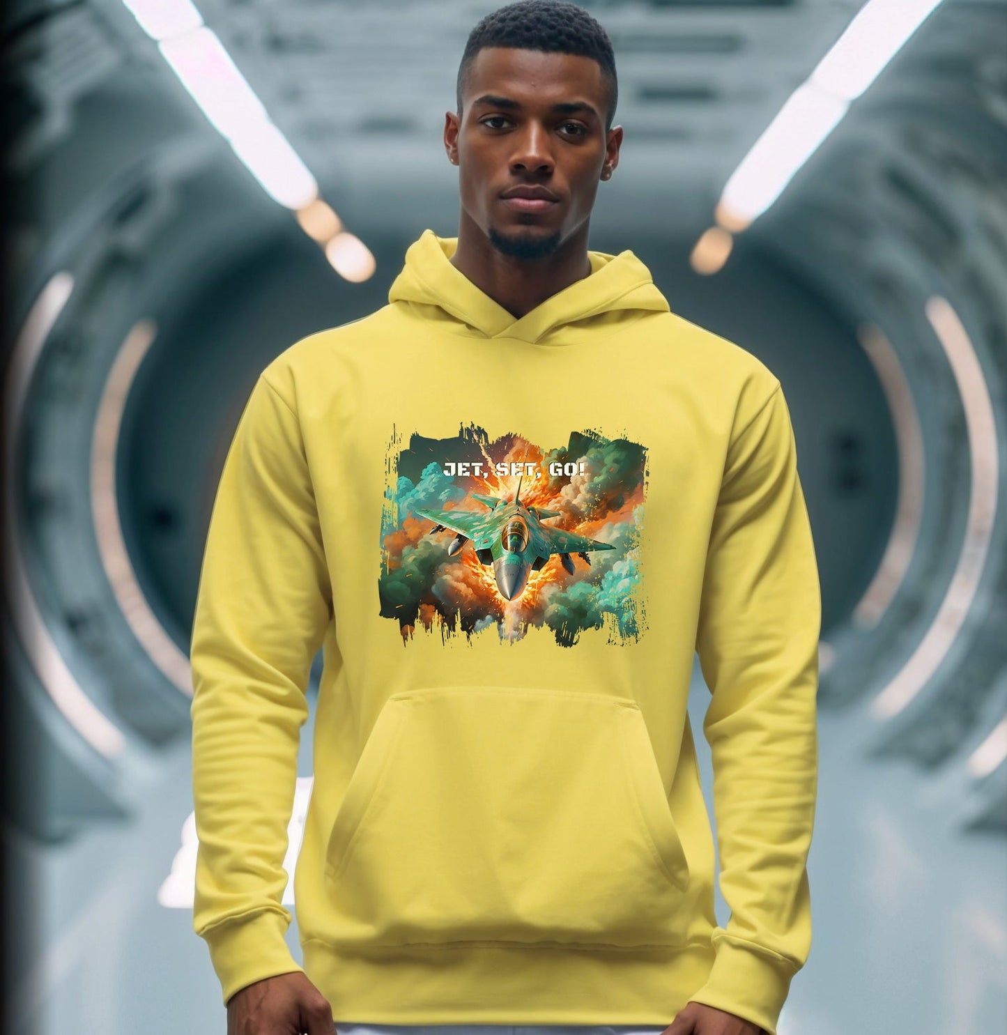 King Hooded Sweatshirt - Jet, Set,Go! - LucyKay store