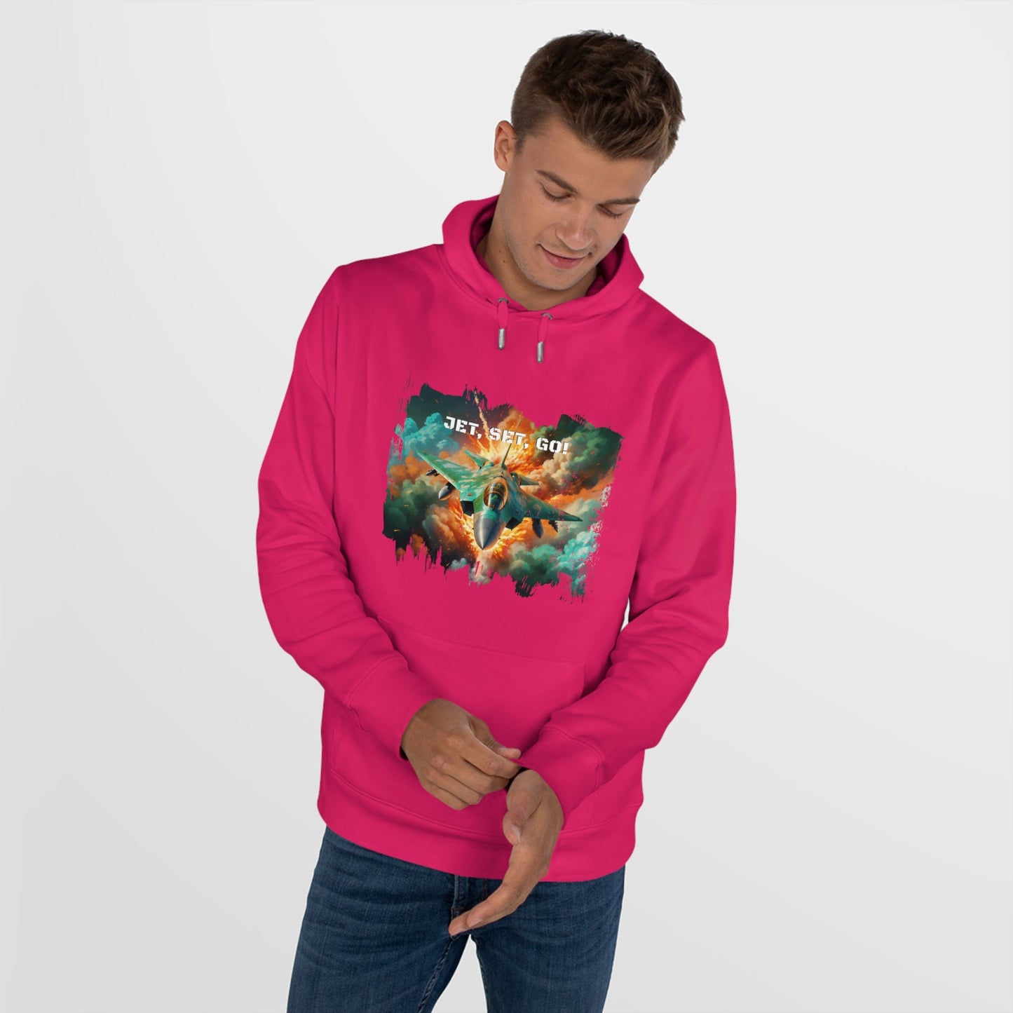 King Hooded Sweatshirt - Jet, Set,Go! - LucyKay store