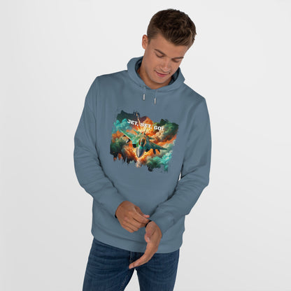 King Hooded Sweatshirt - Jet, Set,Go! - LucyKay store