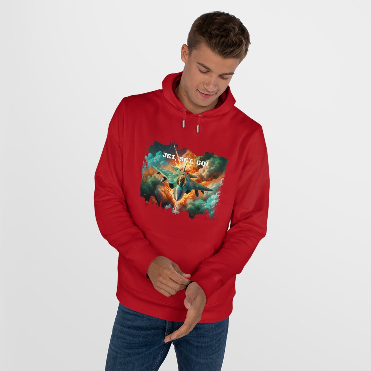 King Hooded Sweatshirt - Jet, Set,Go! - LucyKay store