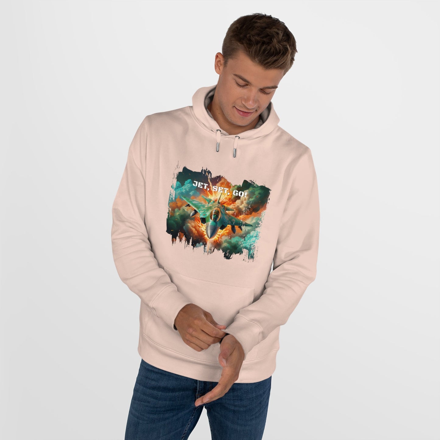 King Hooded Sweatshirt - Jet, Set,Go! - LucyKay store