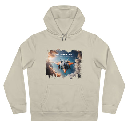 Jetsetter Graphic Hoodie - Premium Cotton Fleece Sweatshirt - LucyKay store