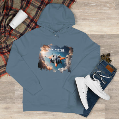 Jetsetter Graphic Hoodie - Premium Cotton Fleece Sweatshirt - LucyKay store
