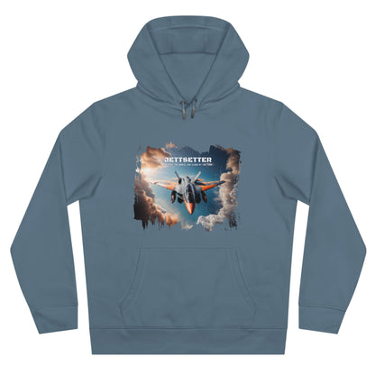 Jetsetter Graphic Hoodie - Premium Cotton Fleece Sweatshirt - LucyKay store