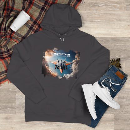 Jetsetter Graphic Hoodie - Premium Cotton Fleece Sweatshirt - LucyKay store