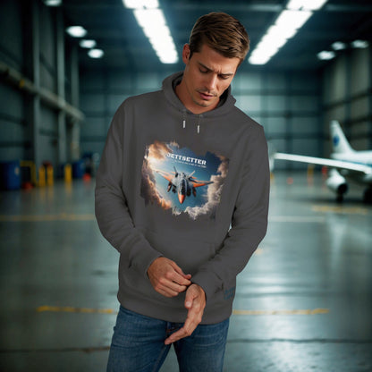 Jetsetter Graphic Hoodie - Premium Cotton Fleece Sweatshirt - LucyKay store