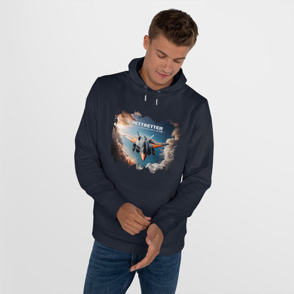 Jetsetter Graphic Hoodie - Premium Cotton Fleece Sweatshirt - LucyKay store