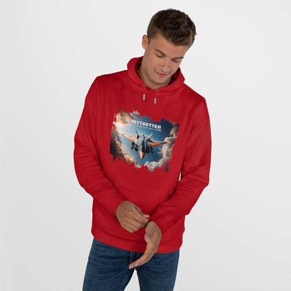 Jetsetter Graphic Hoodie - Premium Cotton Fleece Sweatshirt - LucyKay store