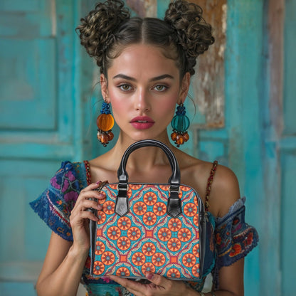 Vibrant Patterned Small Shoulder Handbag - LucyKay store