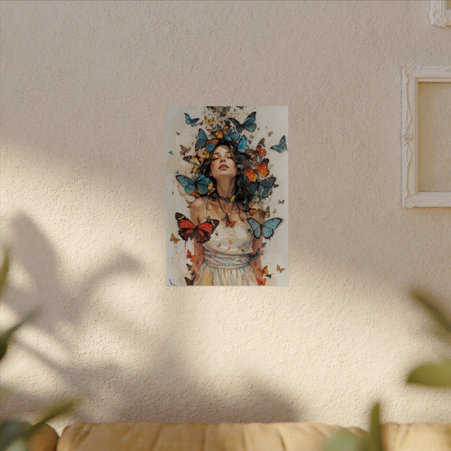Butterfly Watercolor Poster - Matte Textured Wall Art - LucyKay store