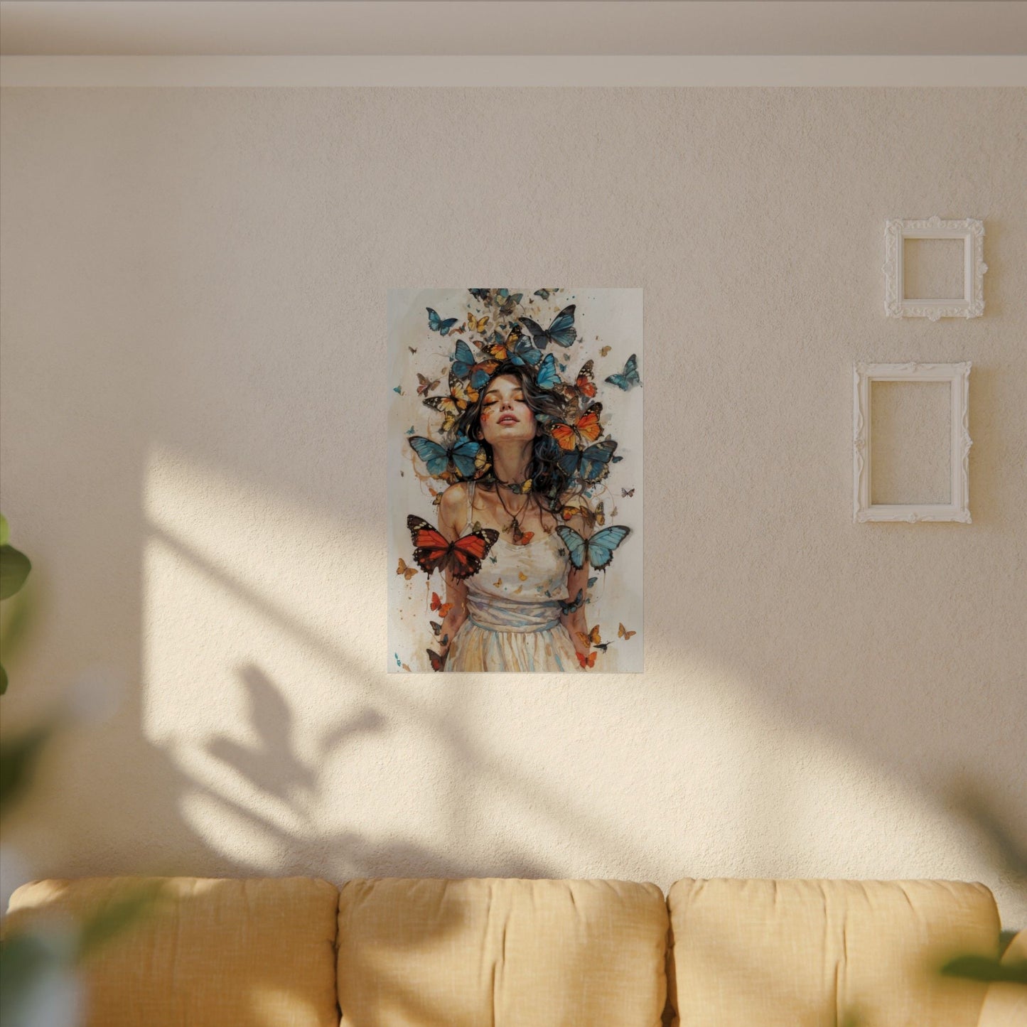 Butterfly Watercolor Poster - Matte Textured Wall Art - LucyKay store