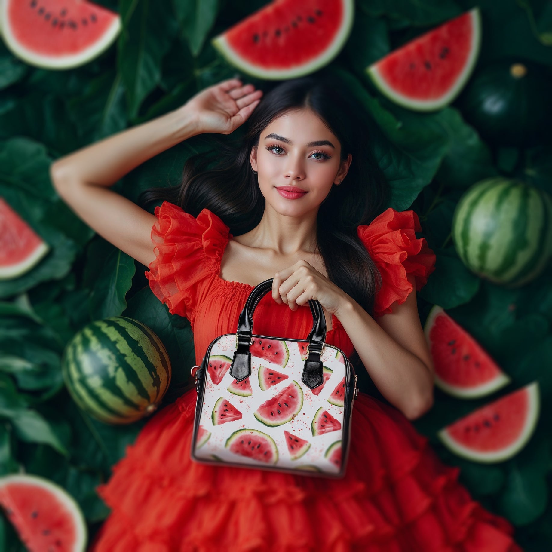 Shoulder Handbag - Sweet Melon - LucyKay store