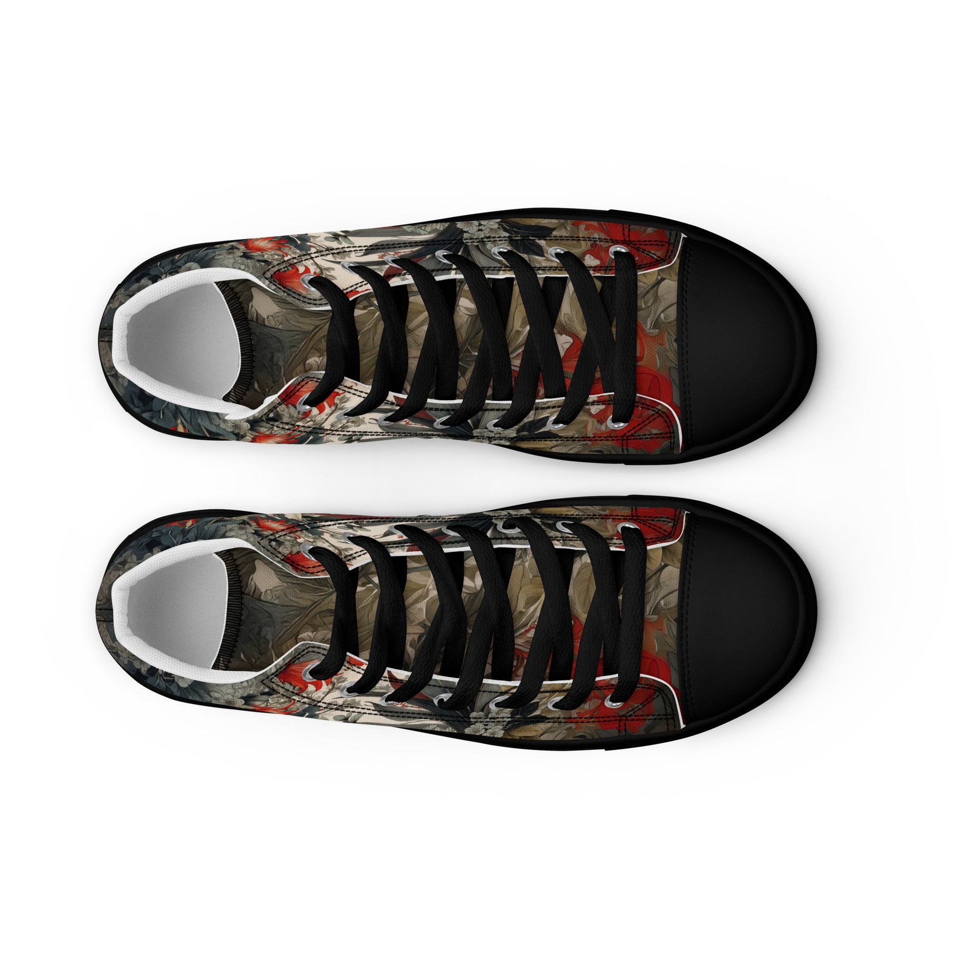 Men's High Top Canvas Shoes – Unique Style, Unmatched Comfort - LucyKay store