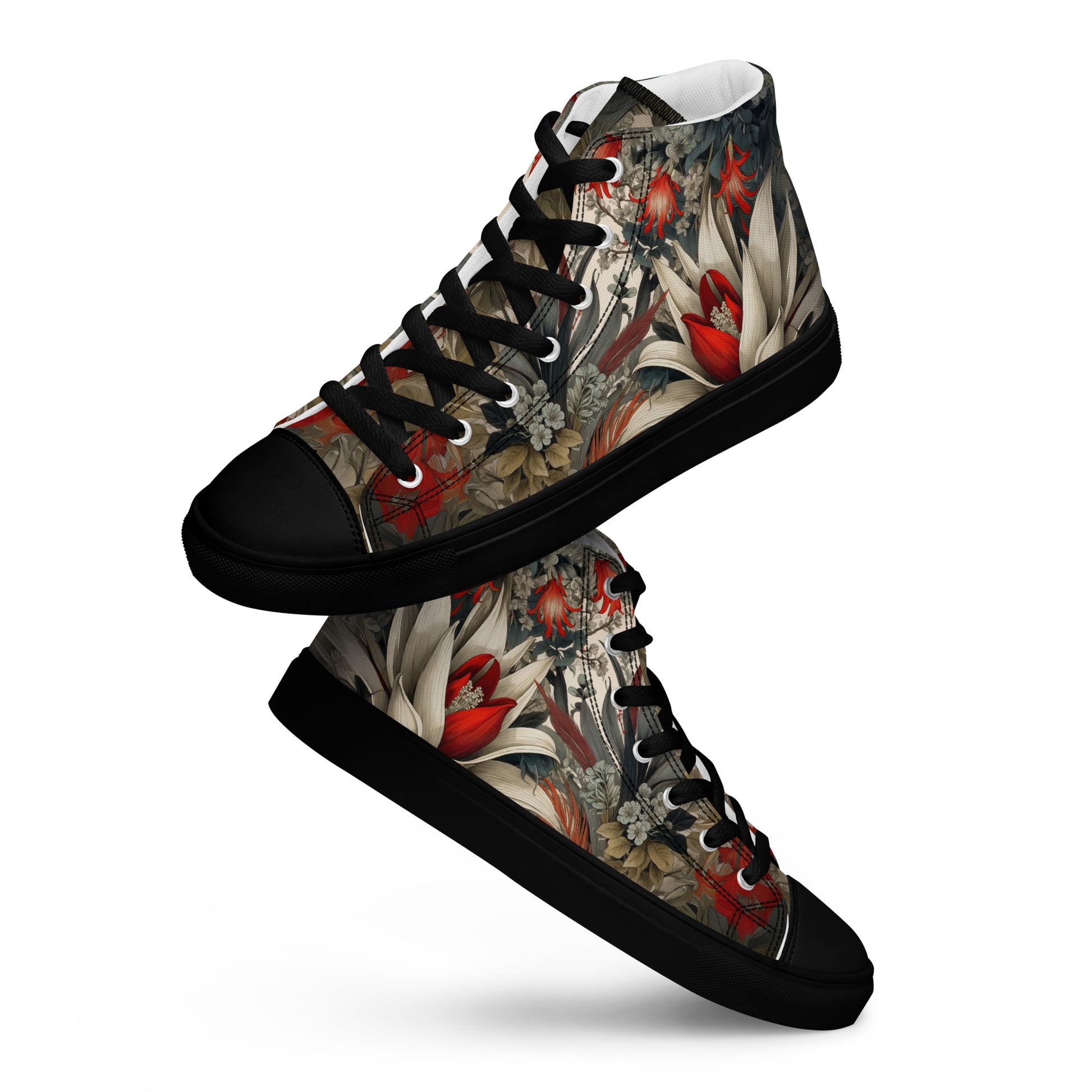 Men's High Top Canvas Shoes – Unique Style, Unmatched Comfort - LucyKay store