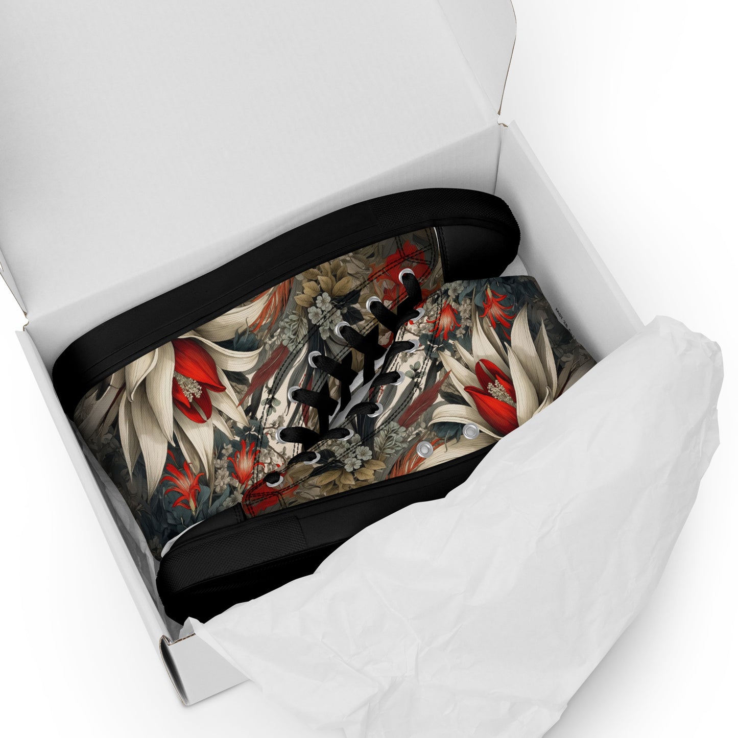 Men's High Top Canvas Shoes – Unique Style, Unmatched Comfort - LucyKay store