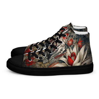 Men's High Top Canvas Shoes – Unique Style, Unmatched Comfort - LucyKay store