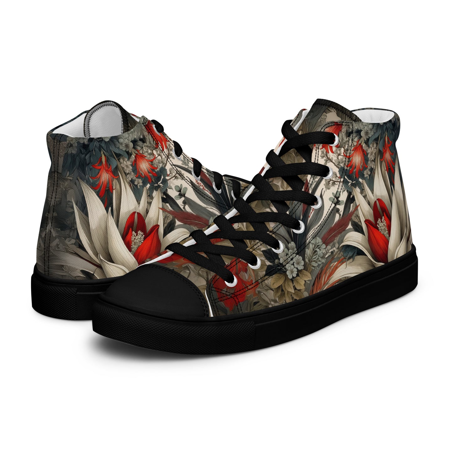 Men's High Top Canvas Shoes – Unique Style, Unmatched Comfort - LucyKay store