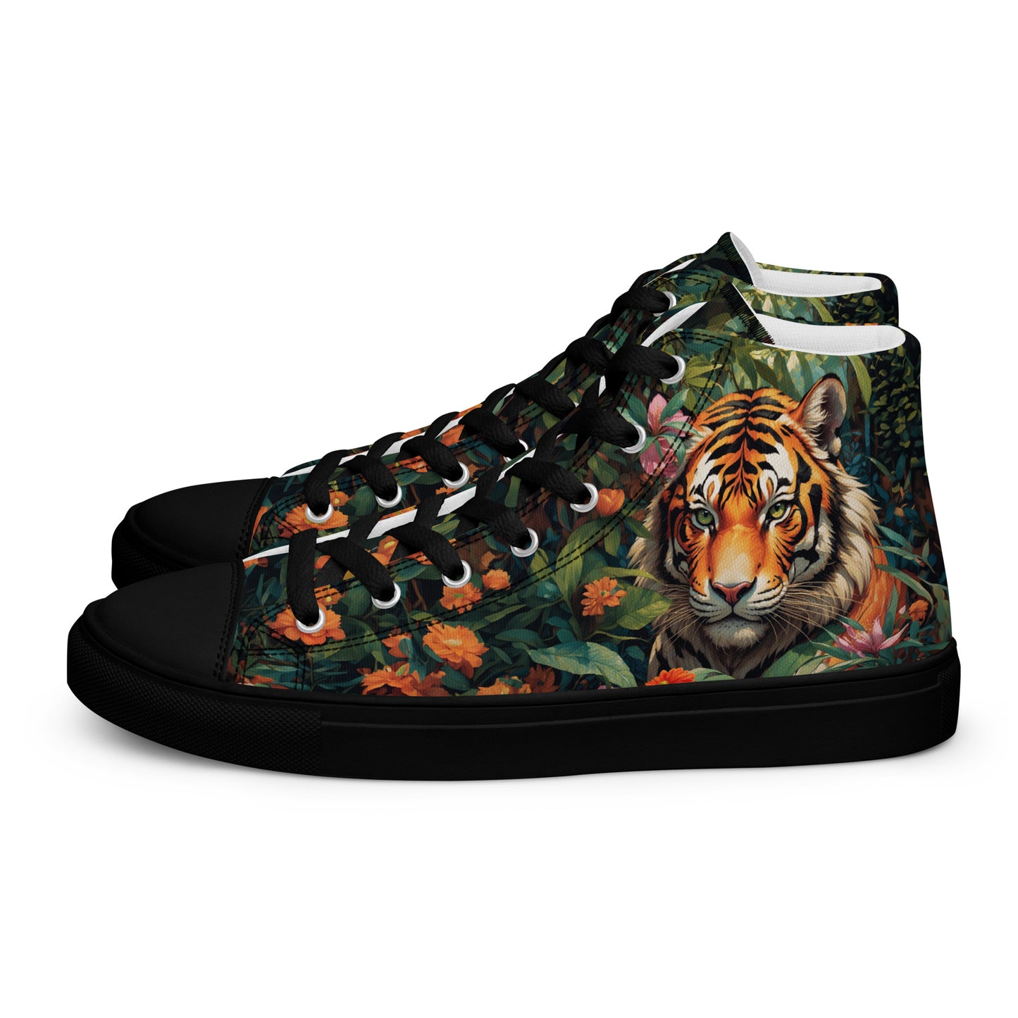Tiger & Jungle High - Top Canvas Shoes - LucyKay store