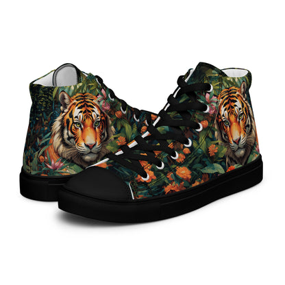 Tiger & Jungle High - Top Canvas Shoes - LucyKay store