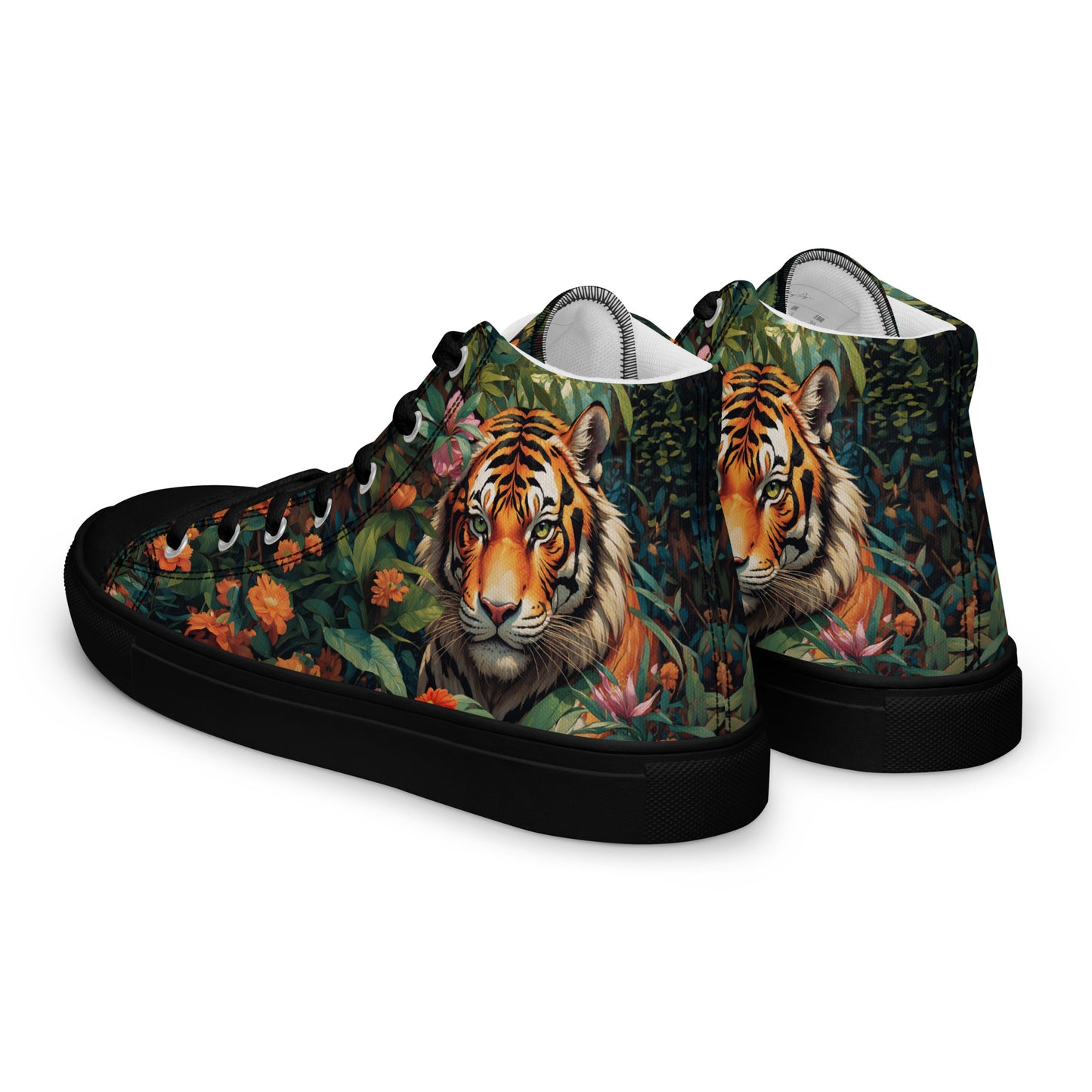 Tiger & Jungle High - Top Canvas Shoes - LucyKay store