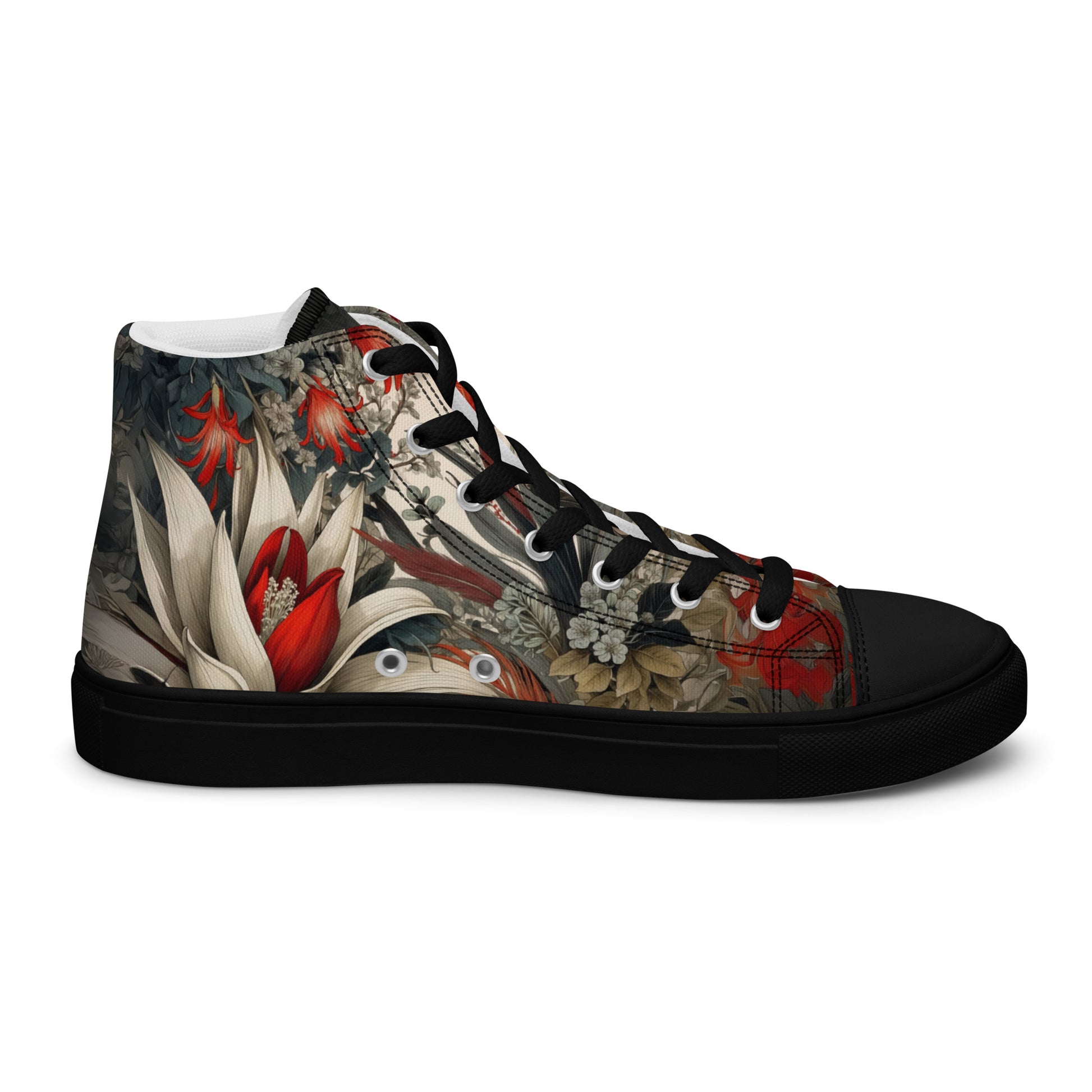 Men's High Top Canvas Shoes – Unique Style, Unmatched Comfort - LucyKay store