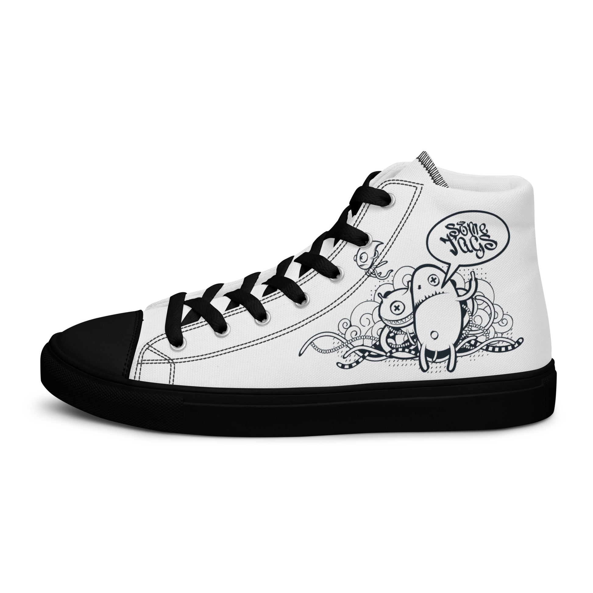 Men’s high top canvas shoes - LucyKay store