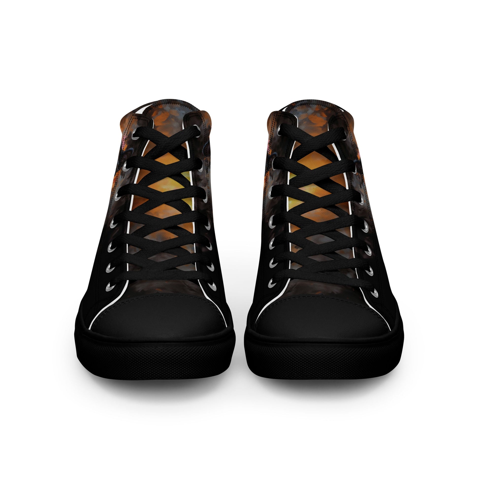 Men’s high top canvas shoes - BLack Panther - LucyKay store