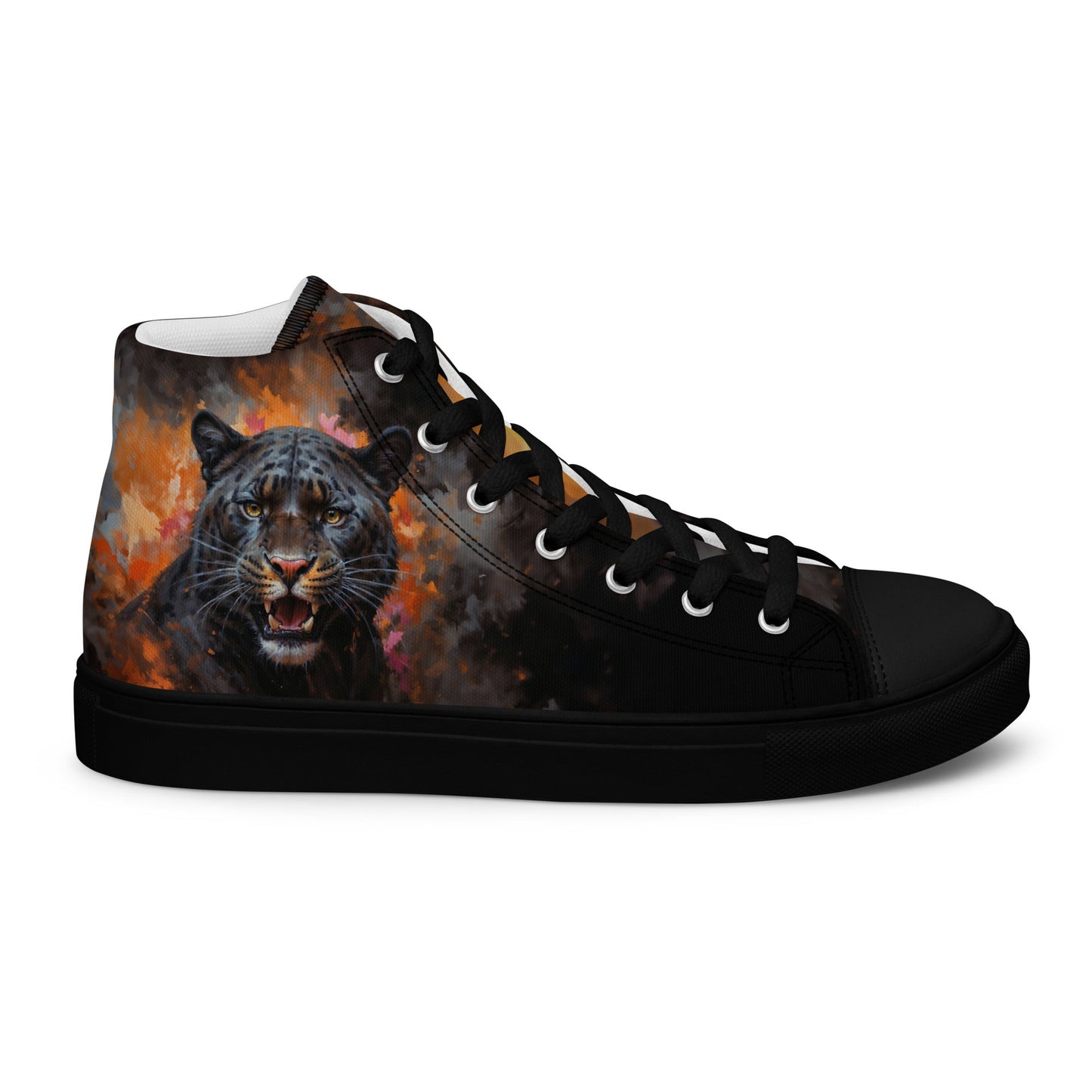 Men’s high top canvas shoes - BLack Panther - LucyKay store