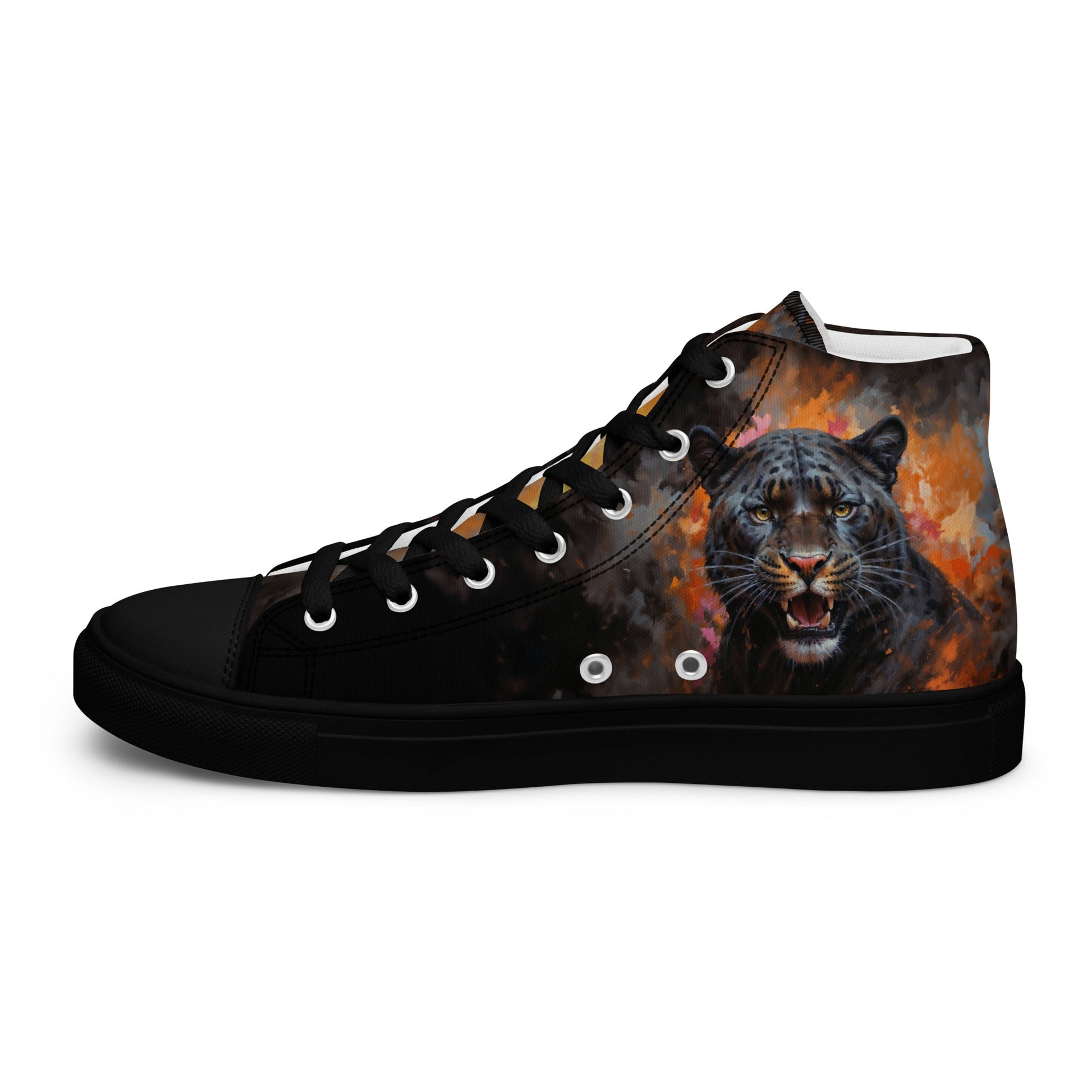 Men’s high top canvas shoes - BLack Panther - LucyKay store