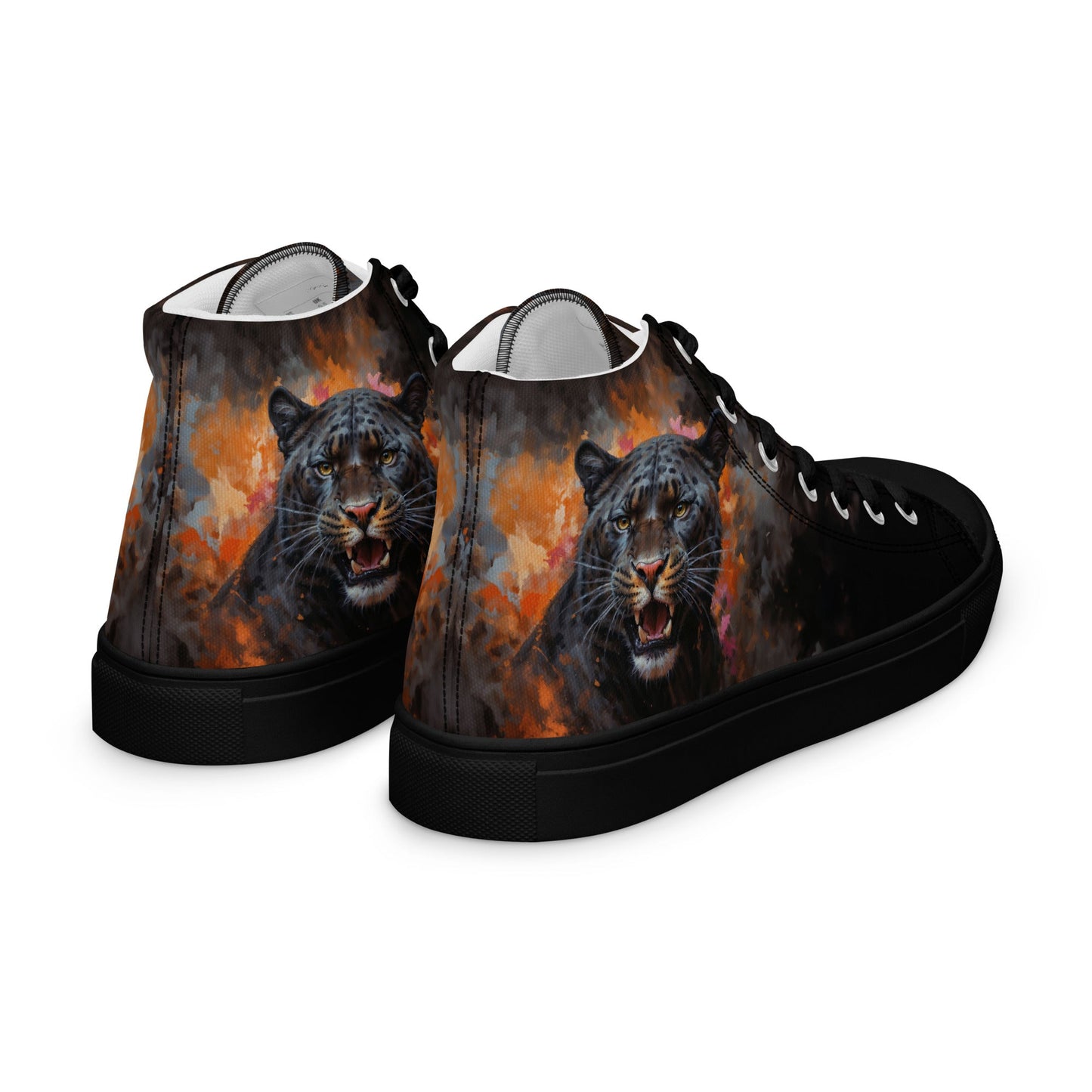 Men’s high top canvas shoes - BLack Panther - LucyKay store