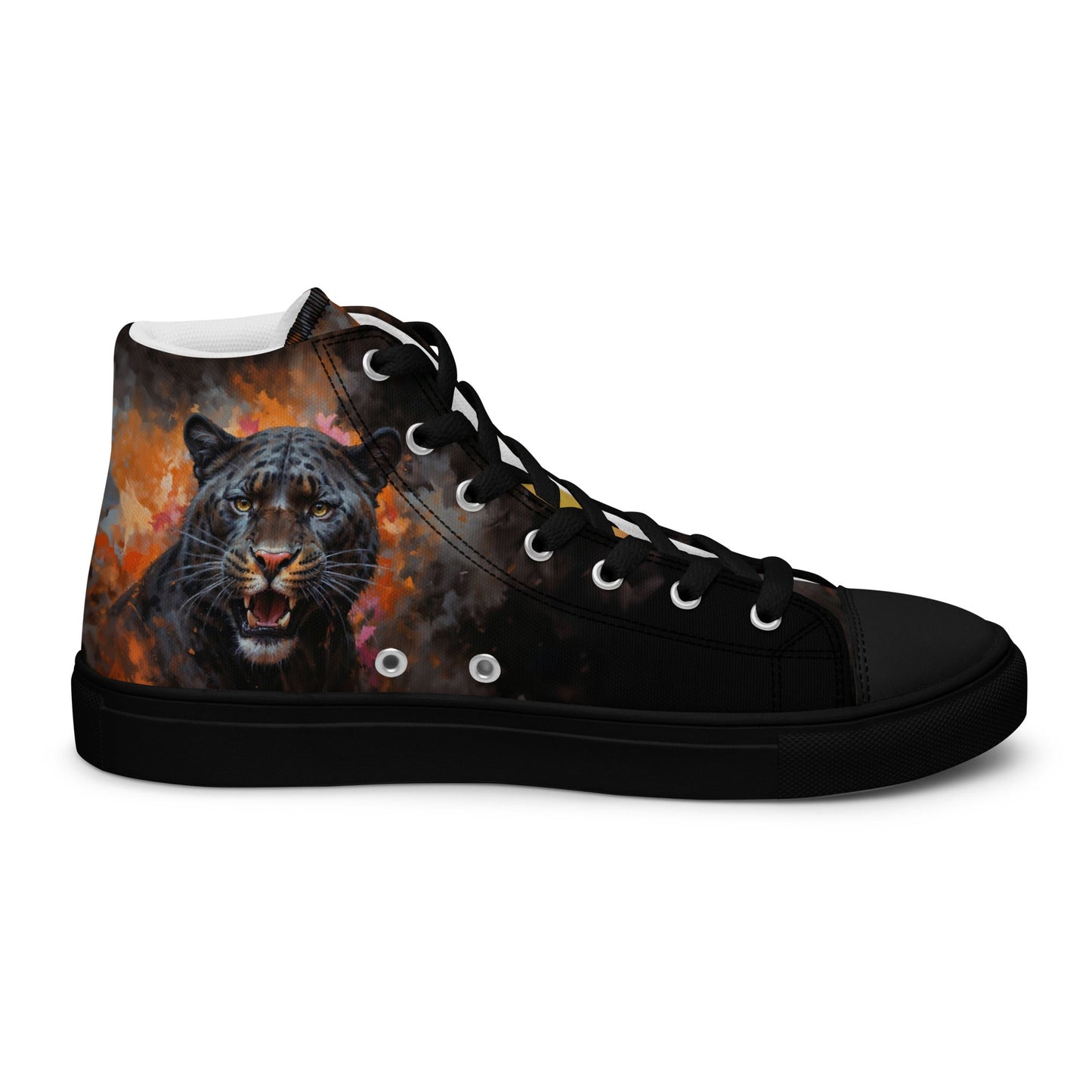 Men’s high top canvas shoes - BLack Panther - LucyKay store