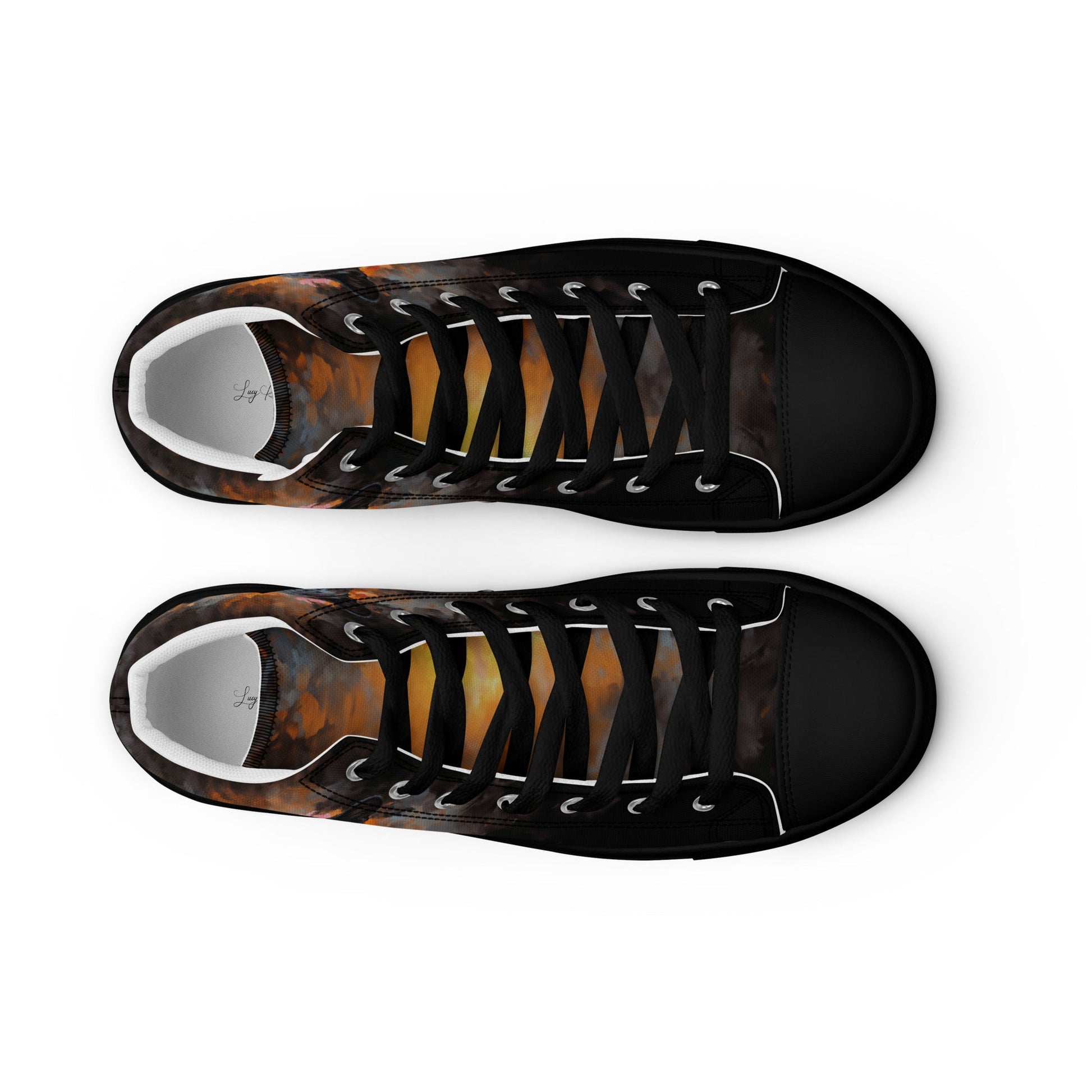 Men’s high top canvas shoes - BLack Panther - LucyKay store