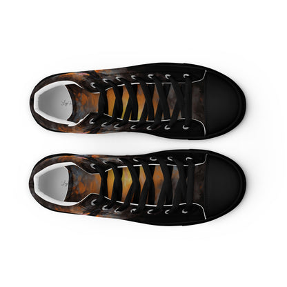 Men’s high top canvas shoes - BLack Panther - LucyKay store