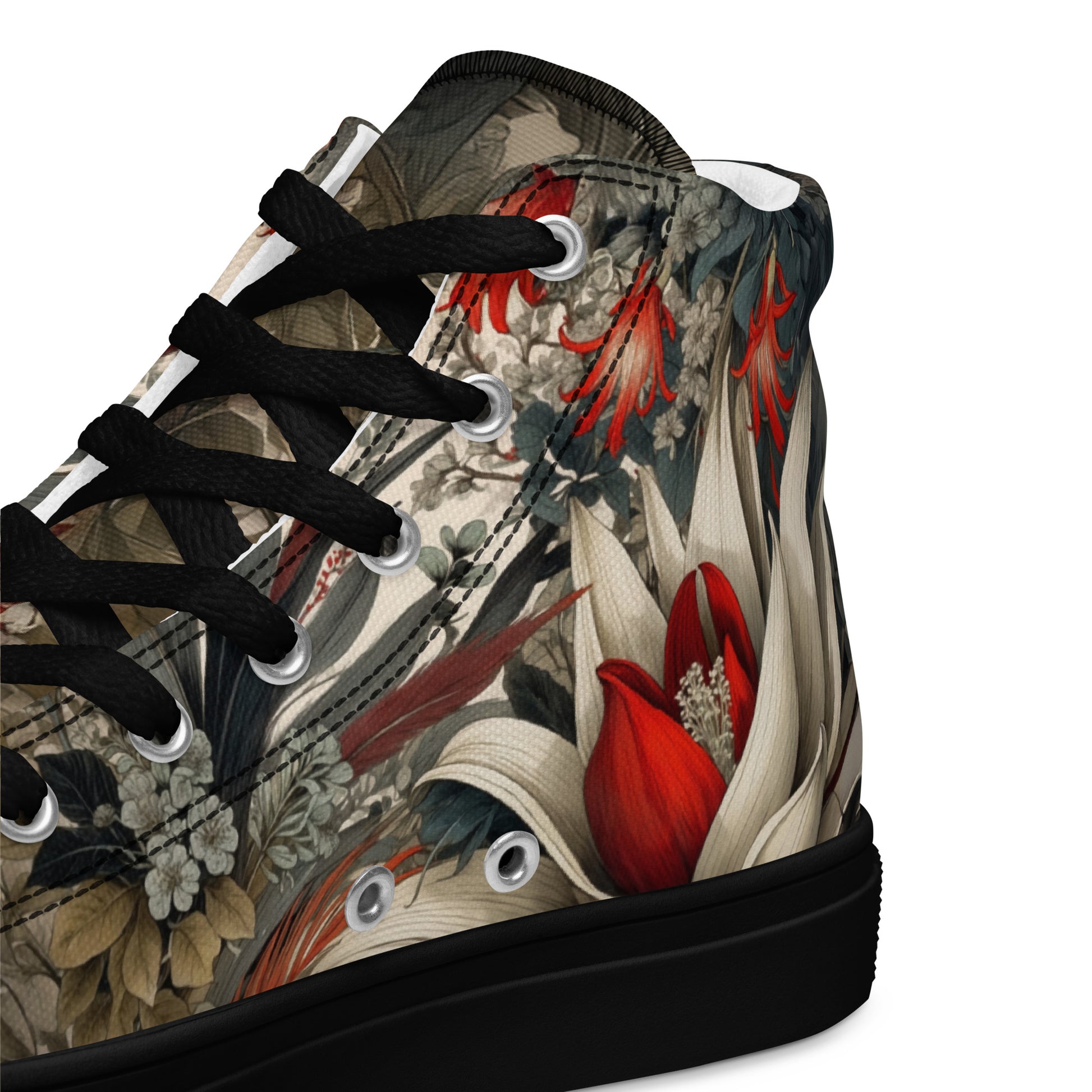 Men's High Top Canvas Shoes – Unique Style, Unmatched Comfort - LucyKay store