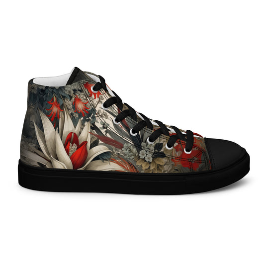 Men's High Top Canvas Shoes – Unique Style, Unmatched Comfort - LucyKay store