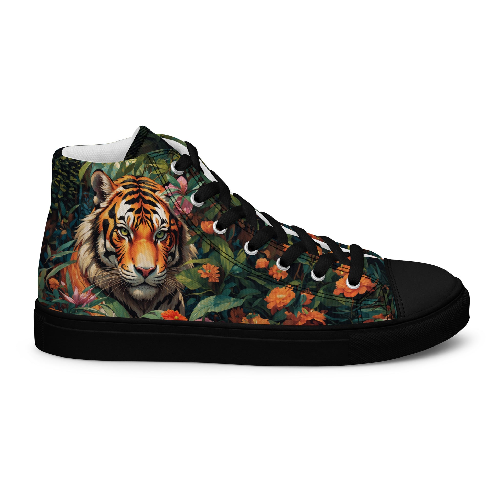 Tiger & Jungle High - Top Canvas Shoes - LucyKay store