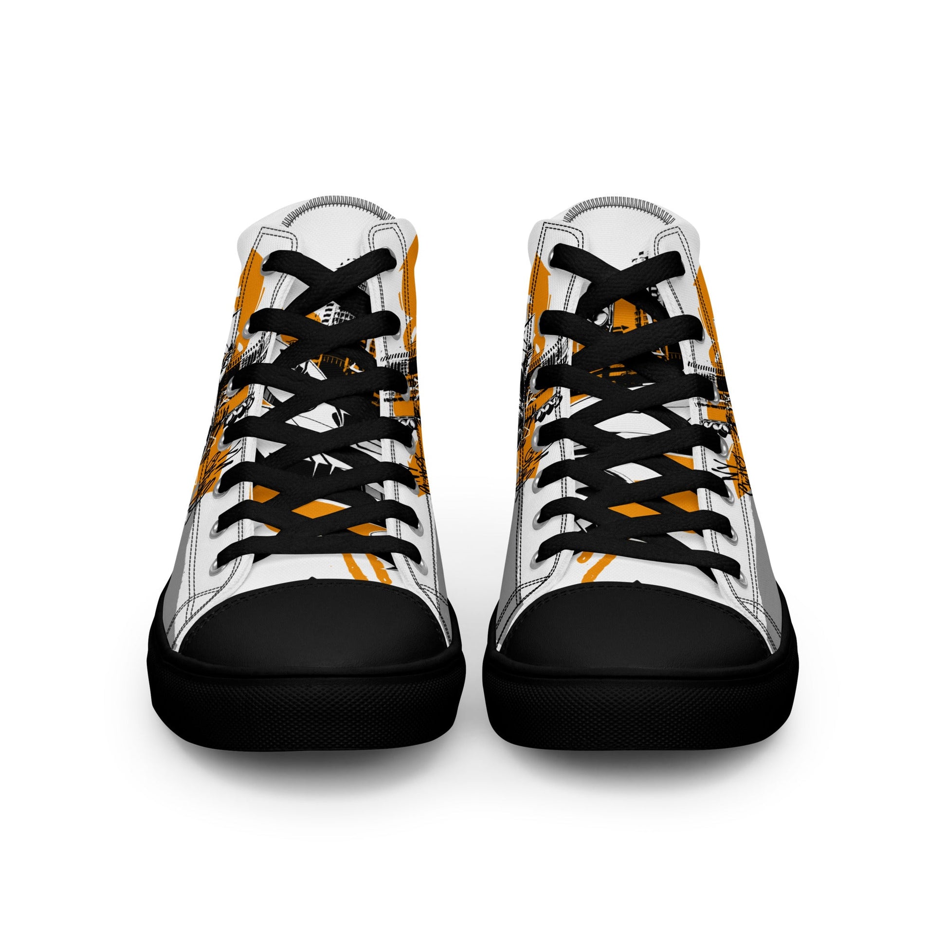 Men’s high top canvas shoes - Racing car - LucyKay store