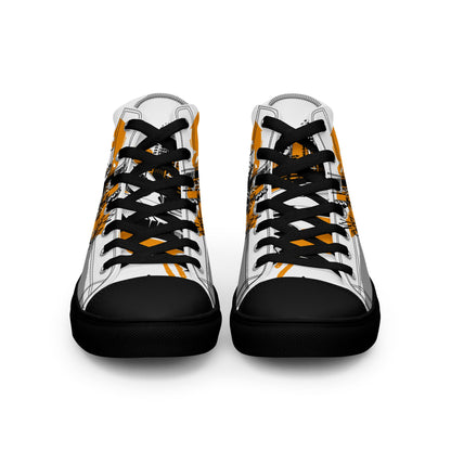 Men’s high top canvas shoes - Racing car - LucyKay store