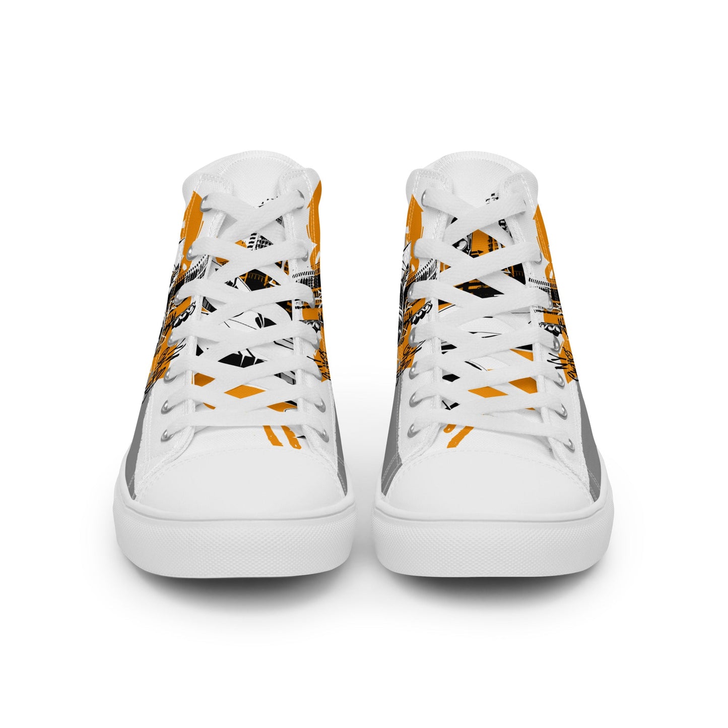 Men’s high top canvas shoes - Racing car - LucyKay store