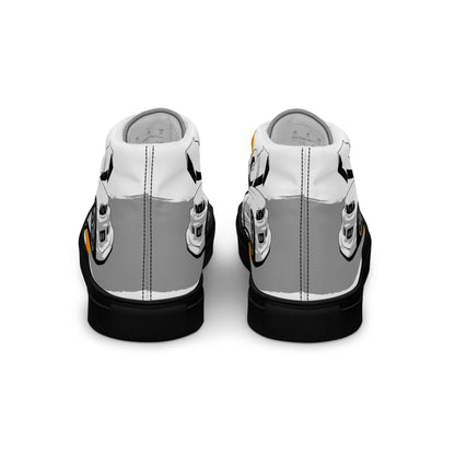 Men’s high top canvas shoes - Racing car - LucyKay store