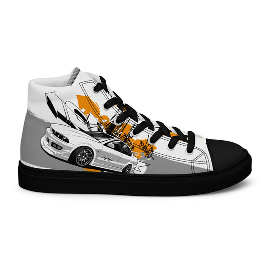 Men’s high top canvas shoes - Racing car - LucyKay store