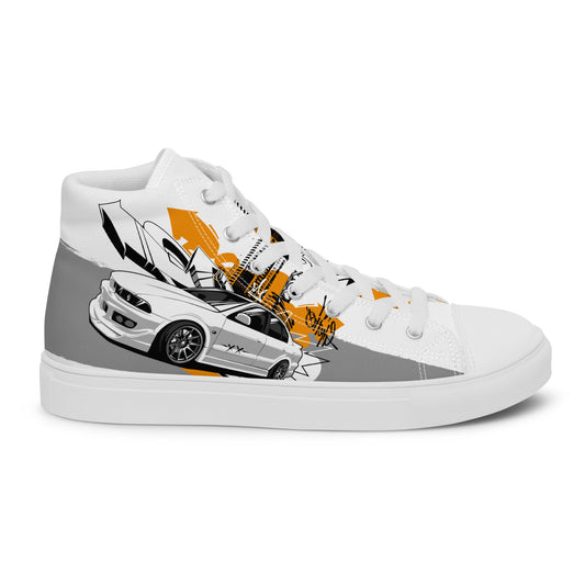 Men’s high top canvas shoes - Racing car - LucyKay store