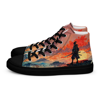 Men’s high top canvas shoes - Samurai - LucyKay store