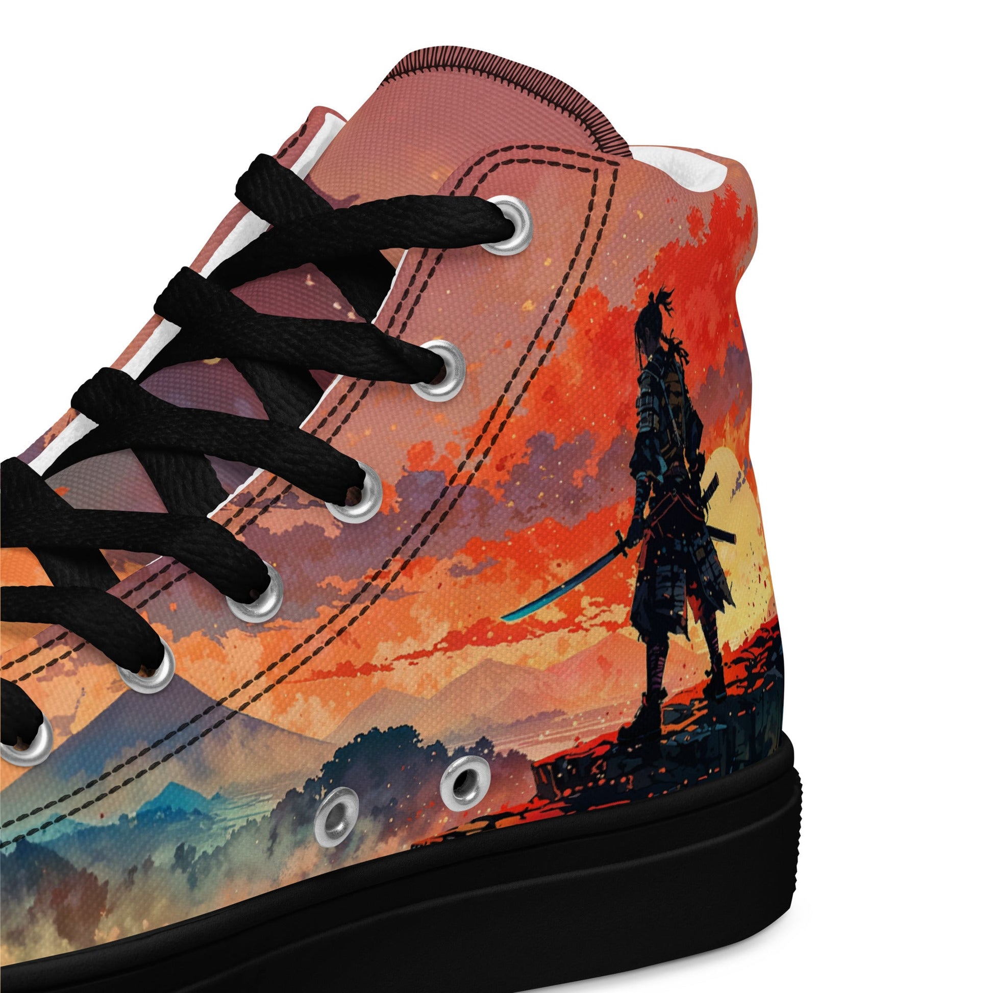 Men’s high top canvas shoes - Samurai - LucyKay store