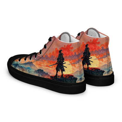 Men’s high top canvas shoes - Samurai - LucyKay store